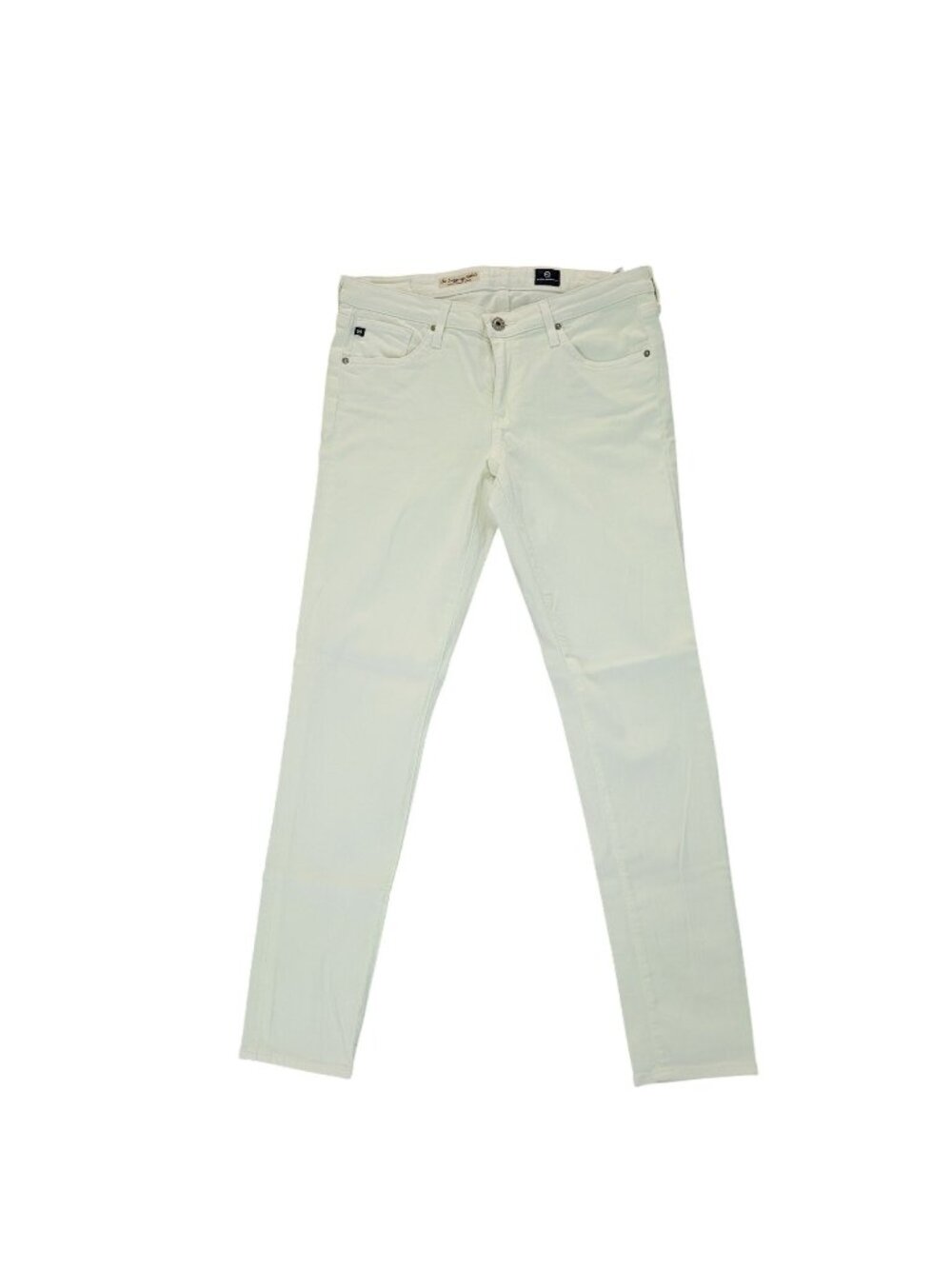 AG Adriano Goldschmied Super Skinny Ankle Legging Jeans Size 29 Pale Yellow